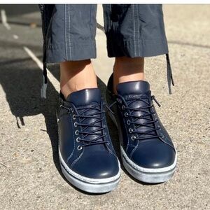 Gelato Tampa Red Leather Slip-on Sneakers